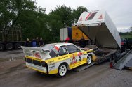 Rallye Český Krumlov: Setkání jezdců na Holkově: Audi Quattro S1